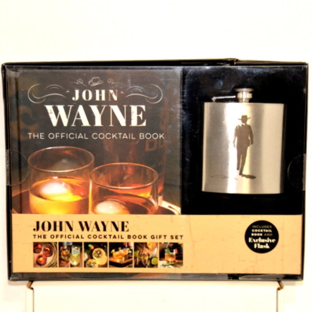 John Wayne: The Official Cocktail Book Gift Set – 2022 – New/Sealed